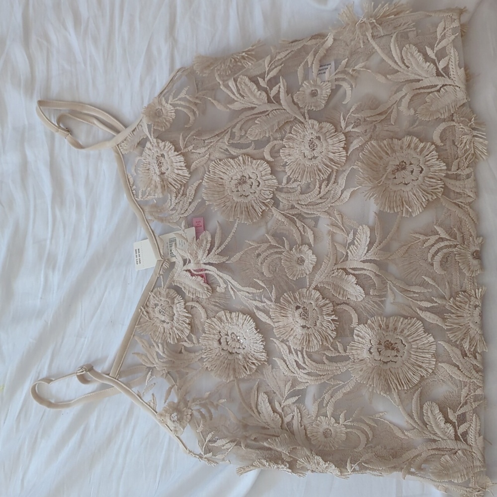 Eva Franco floral applique cami from Anthropologie